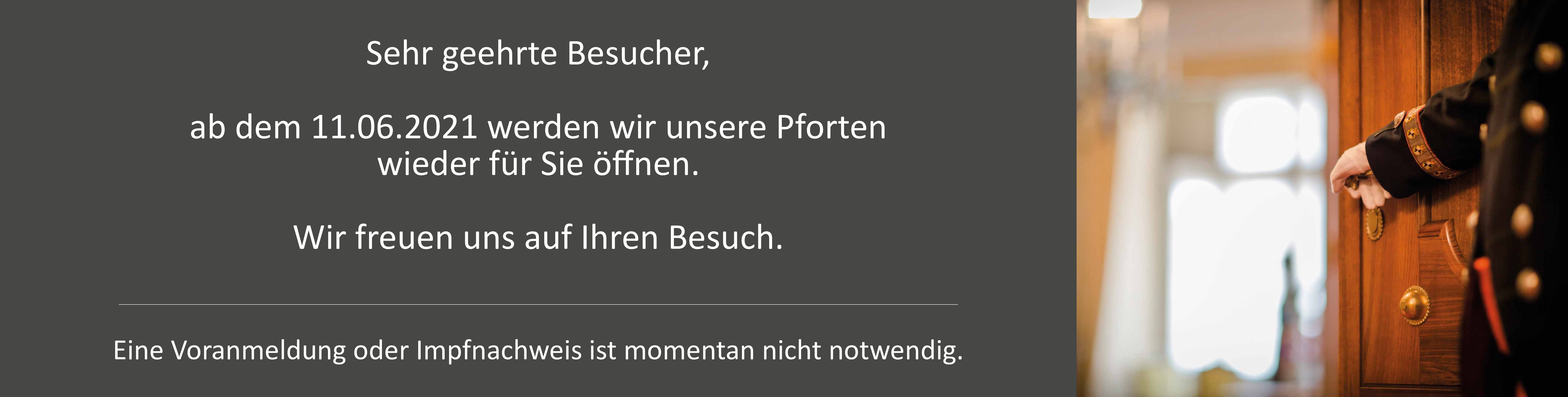 Winterzeit. Vom 01.01.2020 bis 29.02.2020 ist das Hohenzollernschloss geschlossen.